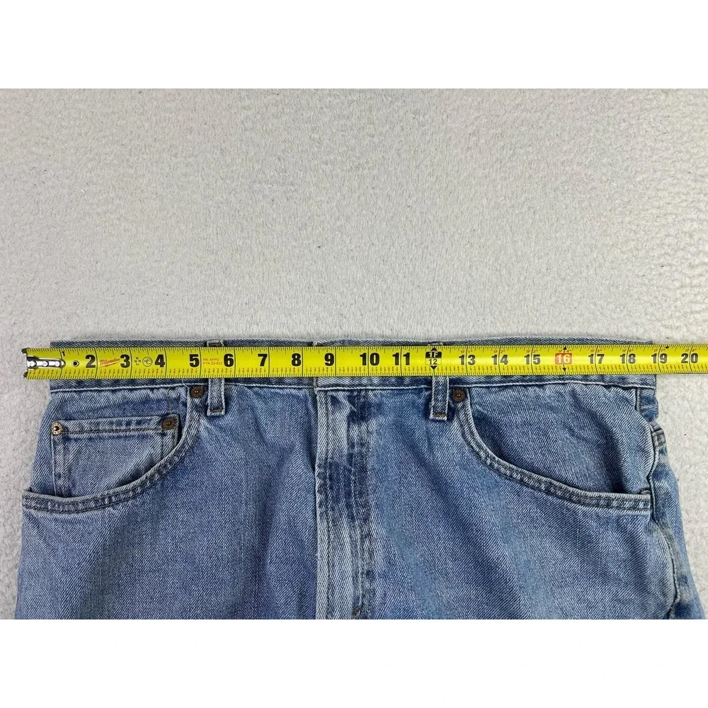 Levis 560 Jeans Mens 38x30 Blue Relaxed‎ Tapered Comfort Fit Zip Fly Light Wash